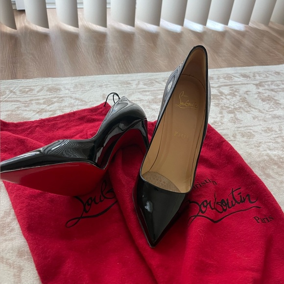 Christian Louboutin Shoes - Christian Louboutin Black Pigalle 100 mm pumps